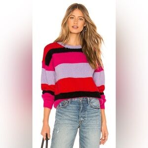 House of Harlow 1960 x REVOLVE Koons Sweater – Size L | Red, Hot Pink & Purple